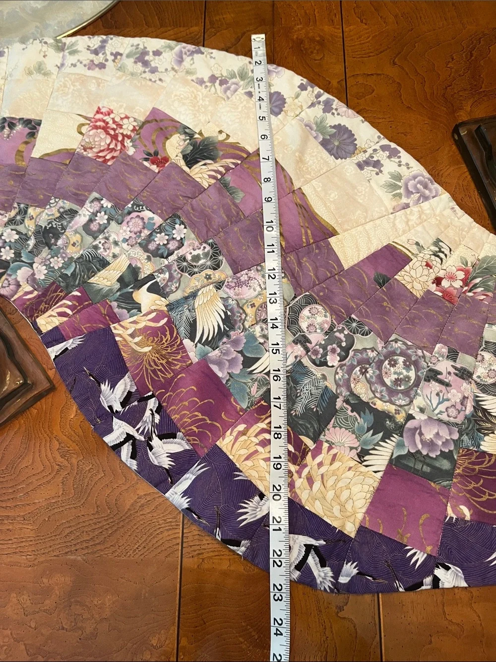 Handmade quilted table runner